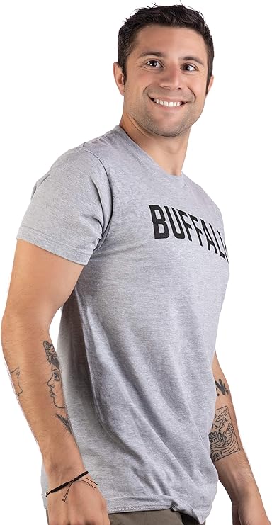 Buffalo | Classic Retro City Grey New York Lake Erie Vintage NY Men Women T-Shirt