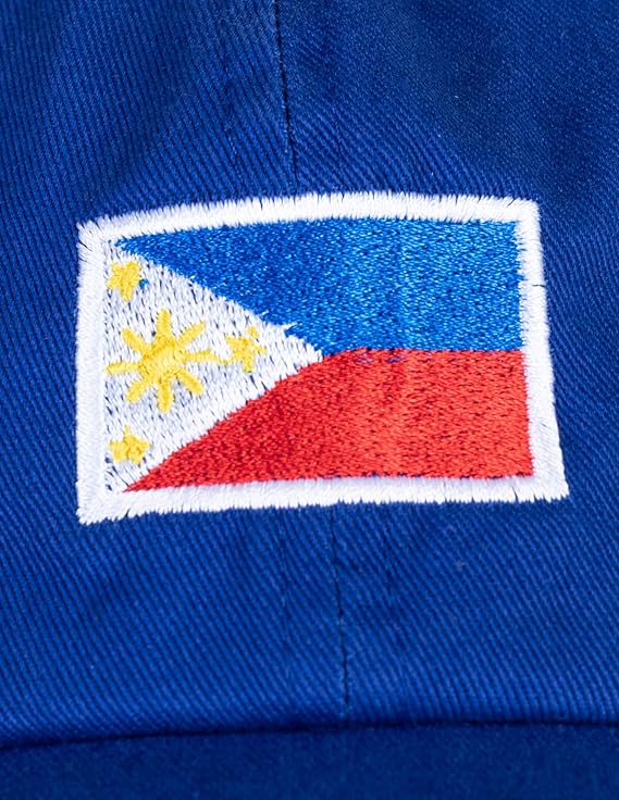 Phillipines Flag Hat | Countries of The World National Pride Nation Flag Baseball Low Profile Dad Hat for Men Women