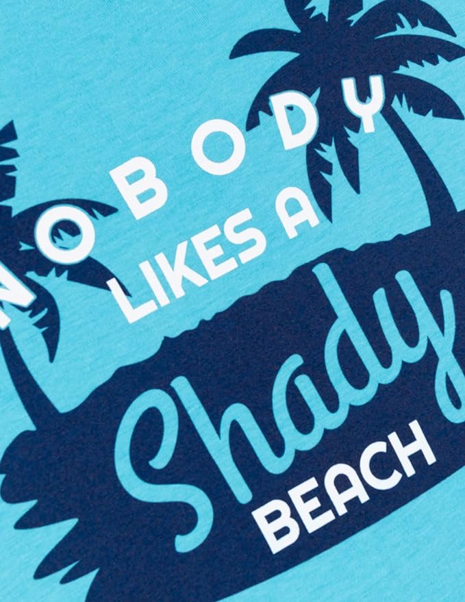Nobody Likes a Shady Beach | Funny Sarcastic Phrase Saying Comment Joke Cruise Ship Cruising T-Shirt for Men