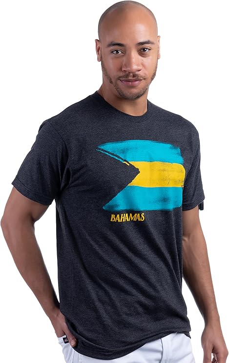 Bahamas Flag - Nations of The World | National Pride Flag Symbol Arms Tee Unisex T-Shirt for Men or Women