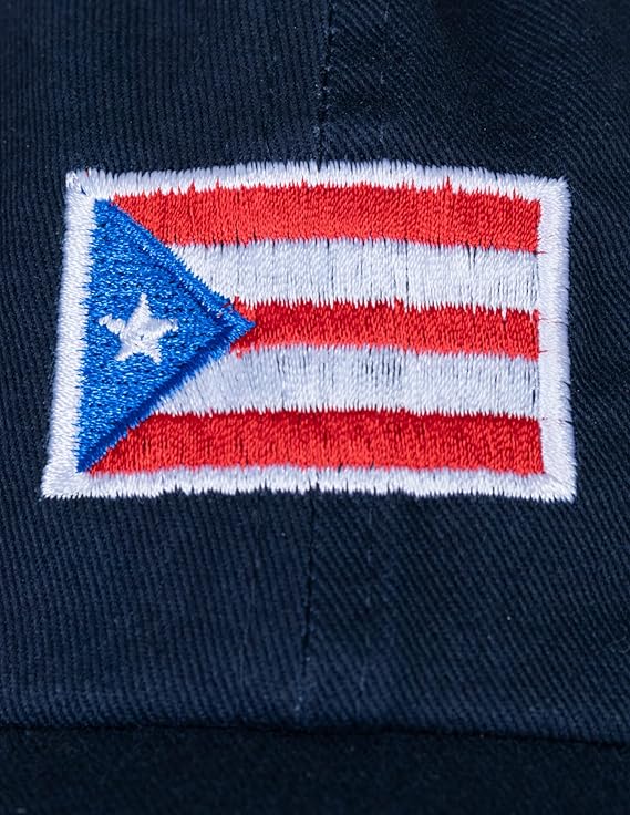 Puerto Rico Flag Hat | Countries of The World National Pride Nation Flag Baseball Low Profile Dad Hat for Men Women