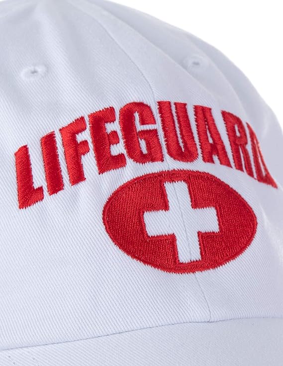 Lifeguard Hat | Professional Guard Red Baseball Cap Men Women Costume Uniform