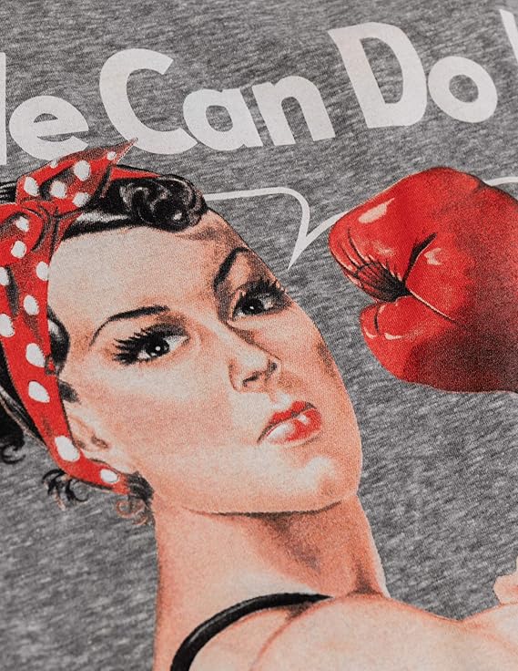 Rosie The Boxer | Funny Riveter Kickboxing Kick Boxing Racerback Tank Top for Women