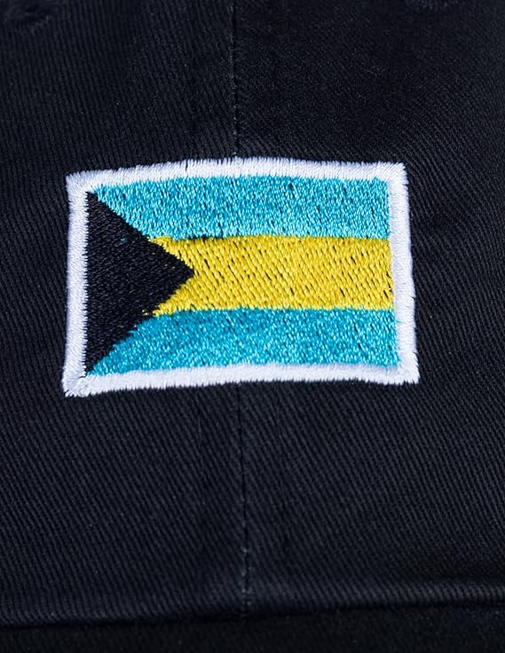 Bahamas Flag Hat | Countries of The World National Pride Nation Flag Baseball Low Profile Dad Hat for Men Women