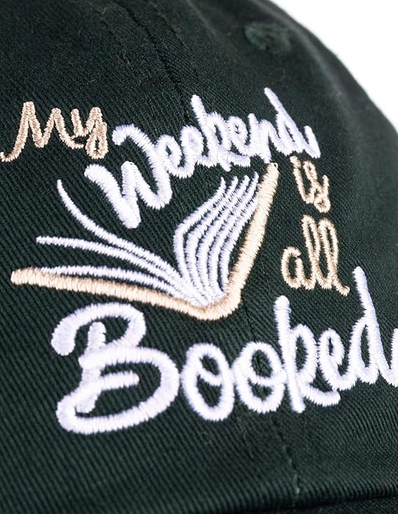 My Weekend is All Booked | Funny Cute Book Club Reader Reading Women's Baseball Dad Hat