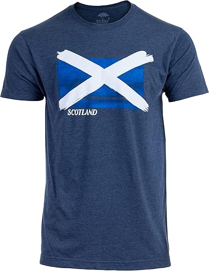 Scotland Flag | Nations of The World - National Pride Flag Symbol Arms Tee Unisex T-Shirt for Men or Women