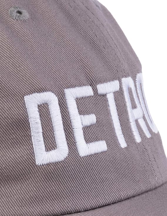 Detroit | Classic Retro City Detroiter 313 Cool Michigan Men Women Cap Dad Hat