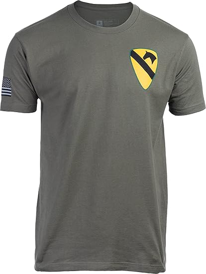 1st Cavalry | Licensed U.S. Army Military Tee Shirt (T-shirt) for Men Women