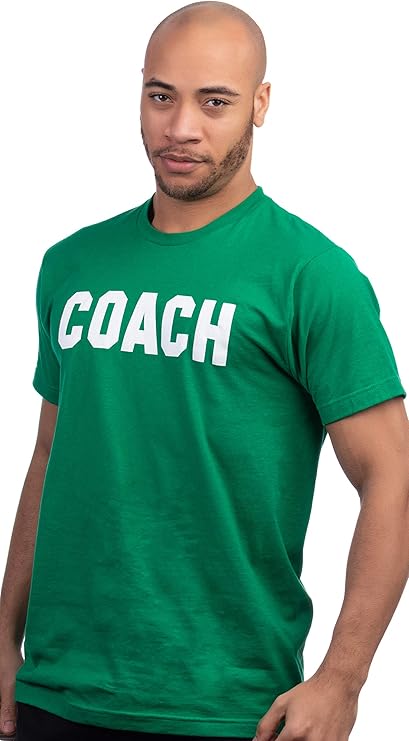 Coach | Coaching Tee Shirt: Royal Blue, Red, Green, Navy, Black Men Women T-Shirt