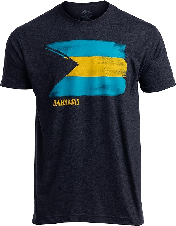 Bahamas Flag - Nations of The World | National Pride Flag Symbol Arms Tee Unisex T-Shirt for Men or Women