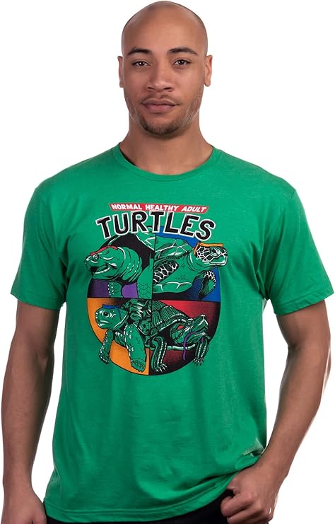 Normal Healthy Adult Turtles | Funny Ninja Humor 90s Teenage Joke Men Women Mutant T-Shirt