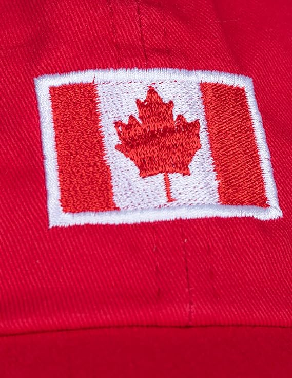 Canada Flag Hat | Countries of The World National Pride Nation Flag Baseball Low Profile Dad Hat for Men Women