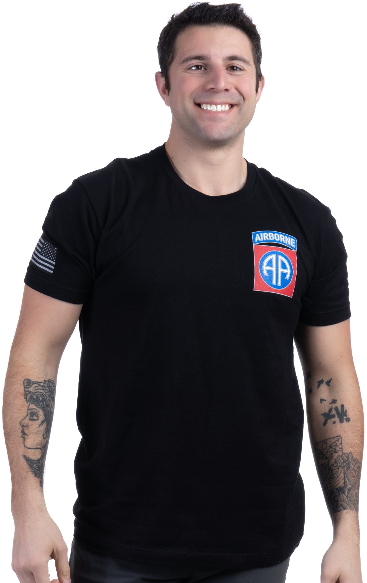 82nd Airborne Division | Licensed U.S. Army Military Tee Shirt (T-shirt) for Men Women