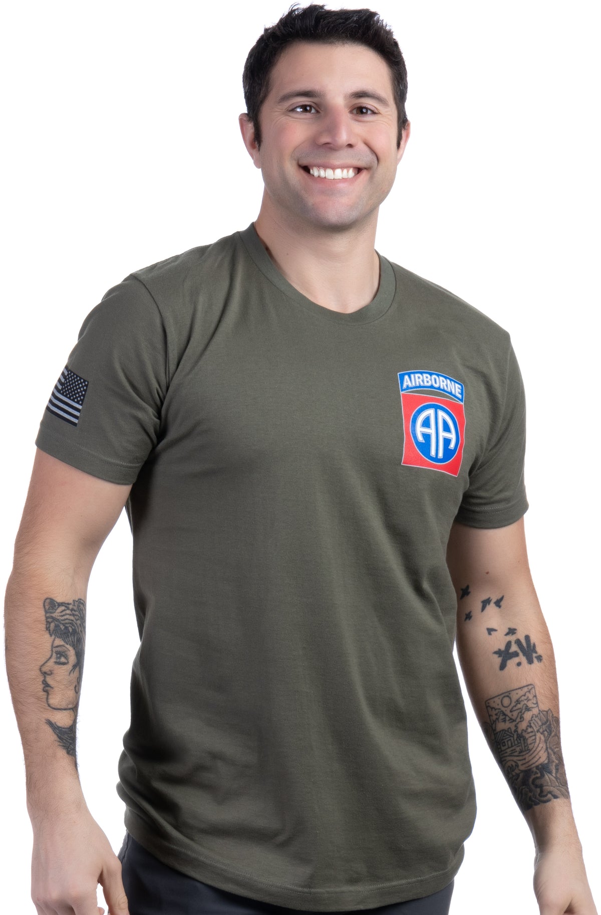 82nd Airborne Division | Licensed U.S. Army Military Tee Shirt (T-shirt) for Men Women