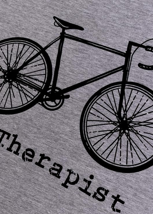 My Therapist (Bicycle) | Funny Bike Riding Rider Cycling Cyclist Man T-Shirt