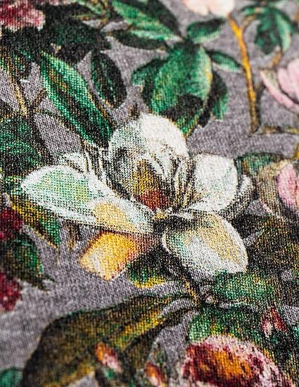 Vintage Floral Art | 1900s French Flowers Fleur Gardener V-Neck T-Shirt for Women