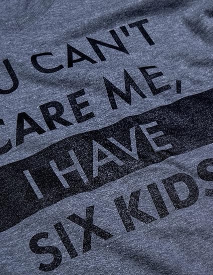 You Can't Scare Me, I Have Six Kids | Funny Mom Mommy Daughters Children Cute Joke Women's Ladies V-neck T-Shirt