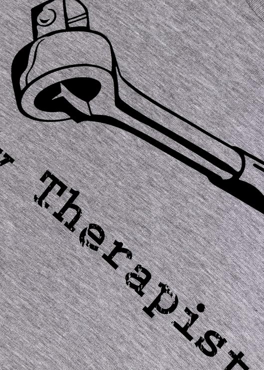 My Therapist (Socket Wrench) | Funny Car Auto Racing Mechanic Manual Man T-Shirt