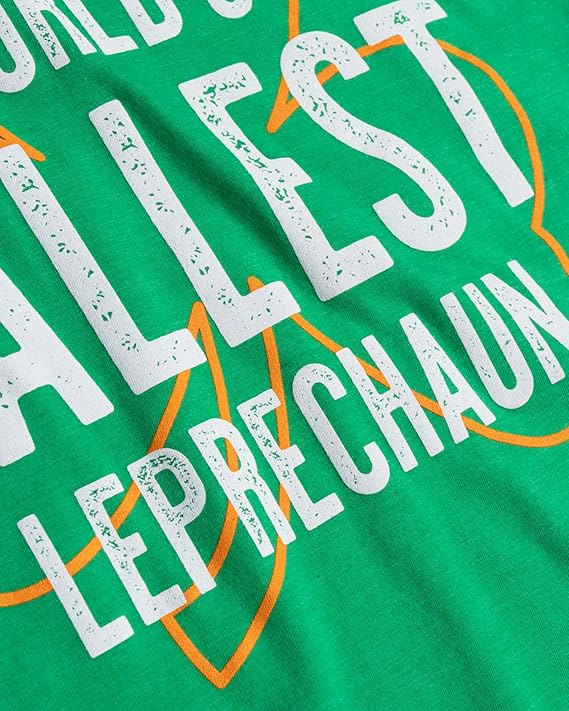 World's Tallest Leprechaun | Funny St Pat's Paddy Patrick Patty's Green Shamrock V-Neck T-Shirt for Women