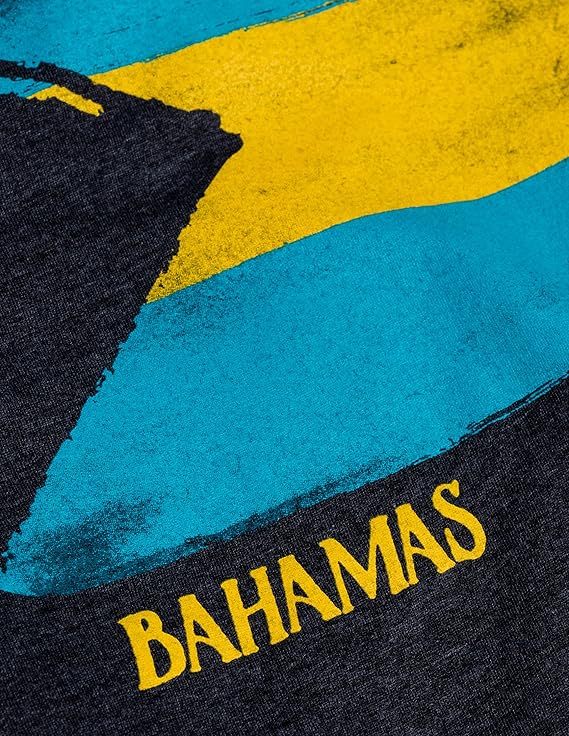 Bahamas Flag - Nations of The World | National Pride Flag Symbol Arms Tee Unisex T-Shirt for Men or Women