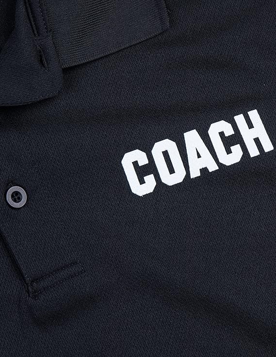 Coach | Coaching Polo Shirt - Royal Blue, Red, Green, Navy, Black Performance Men Women Collared Shirt