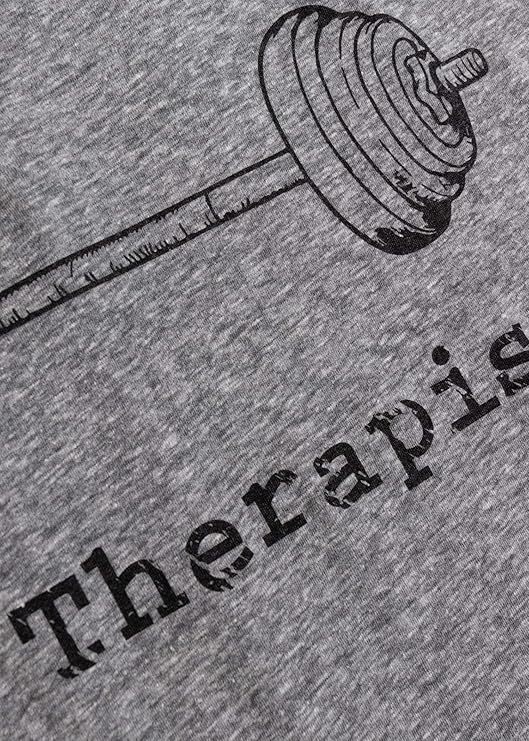 My Therapist (Barbell) | Funny Workout Working Out Weight Lifting Tank Top for Women