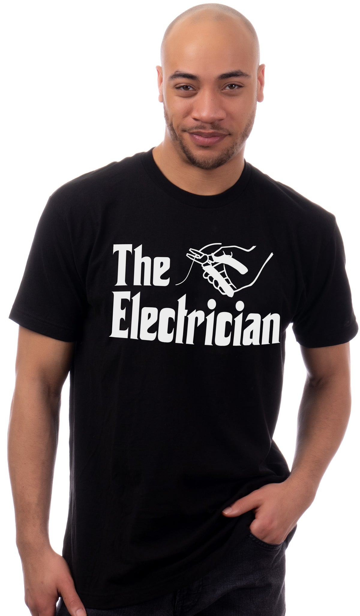 The Electrician | Funny Trades Master Journeyman Apprentice Lineman Wireman T-Shirt For Men Women Dad Grandpa