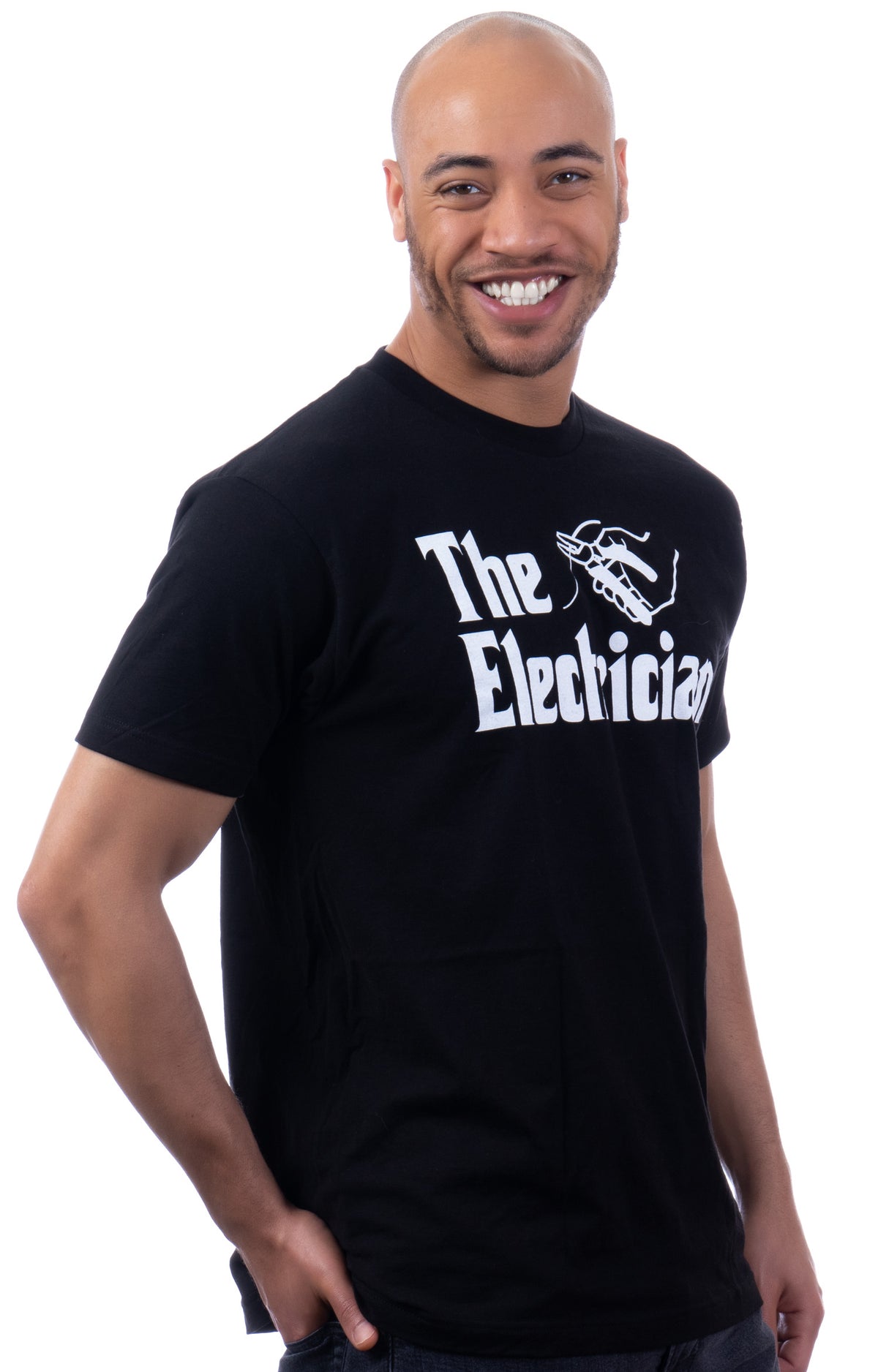 The Electrician | Funny Trades Master Journeyman Apprentice Lineman Wireman T-Shirt For Men Women Dad Grandpa