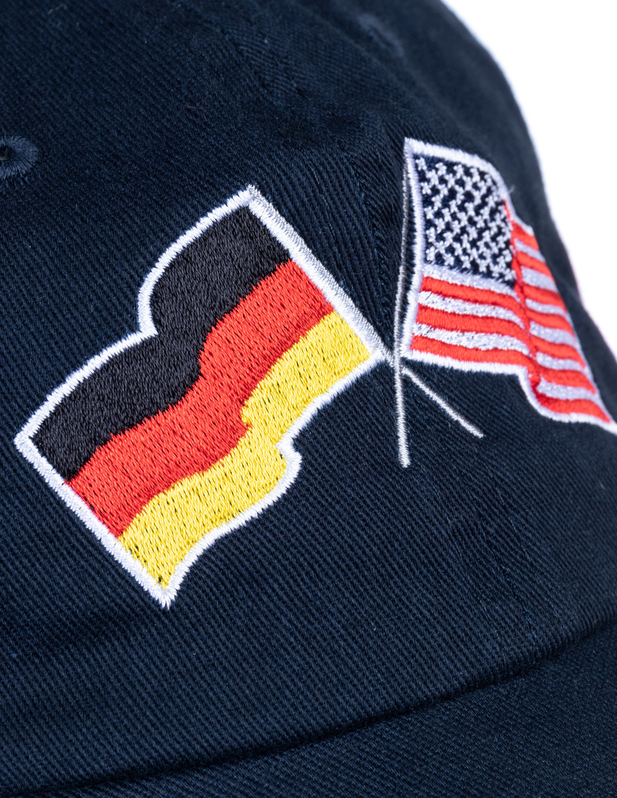 Germany and US Flag Hat | American Friendship Nations Flag Baseball Low Profile Dad Hat for Men Women