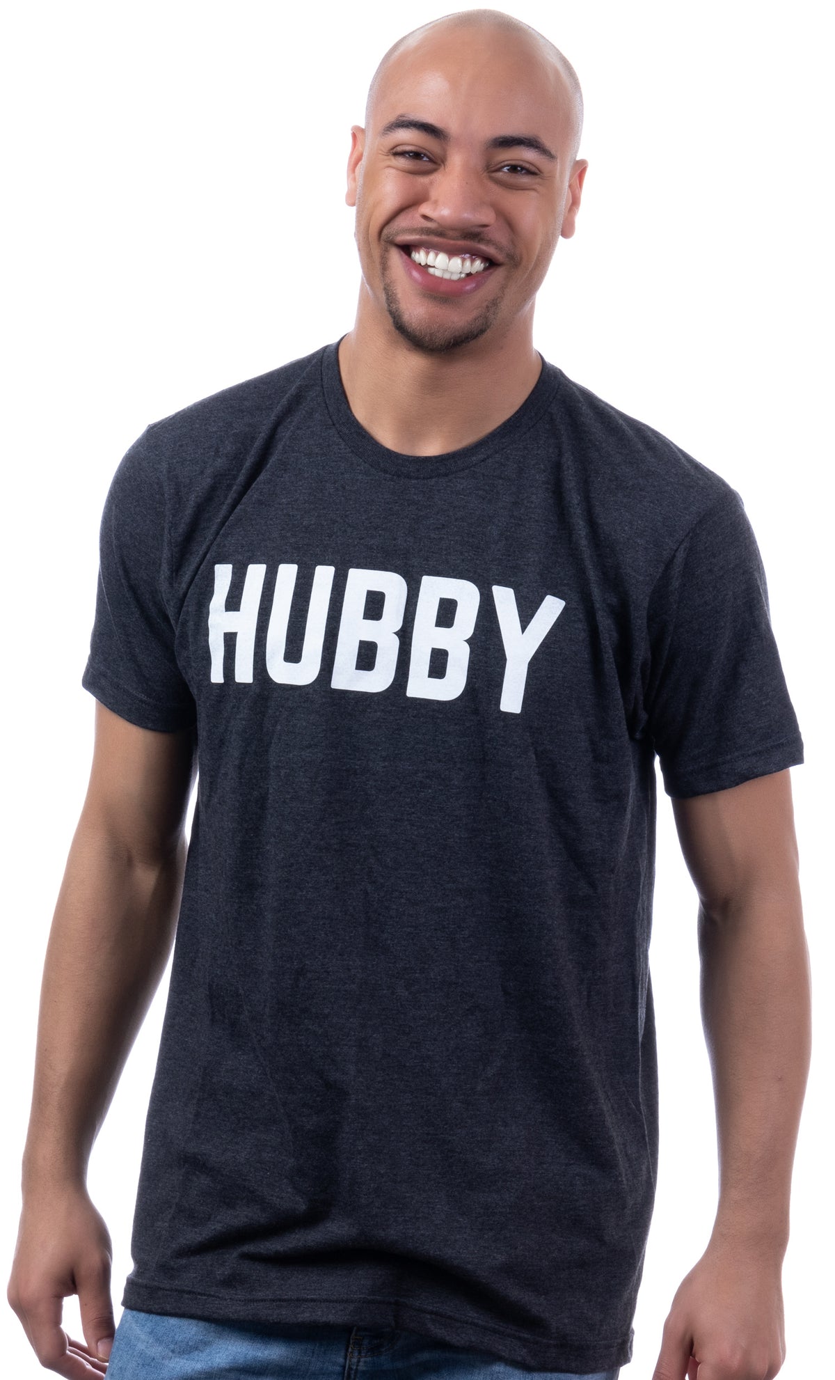 Hubby | Funny Dad Joke Groom Humor Marriage Anniversary Husband Saying Cute Dude Honeymoon Men's T-Shirt