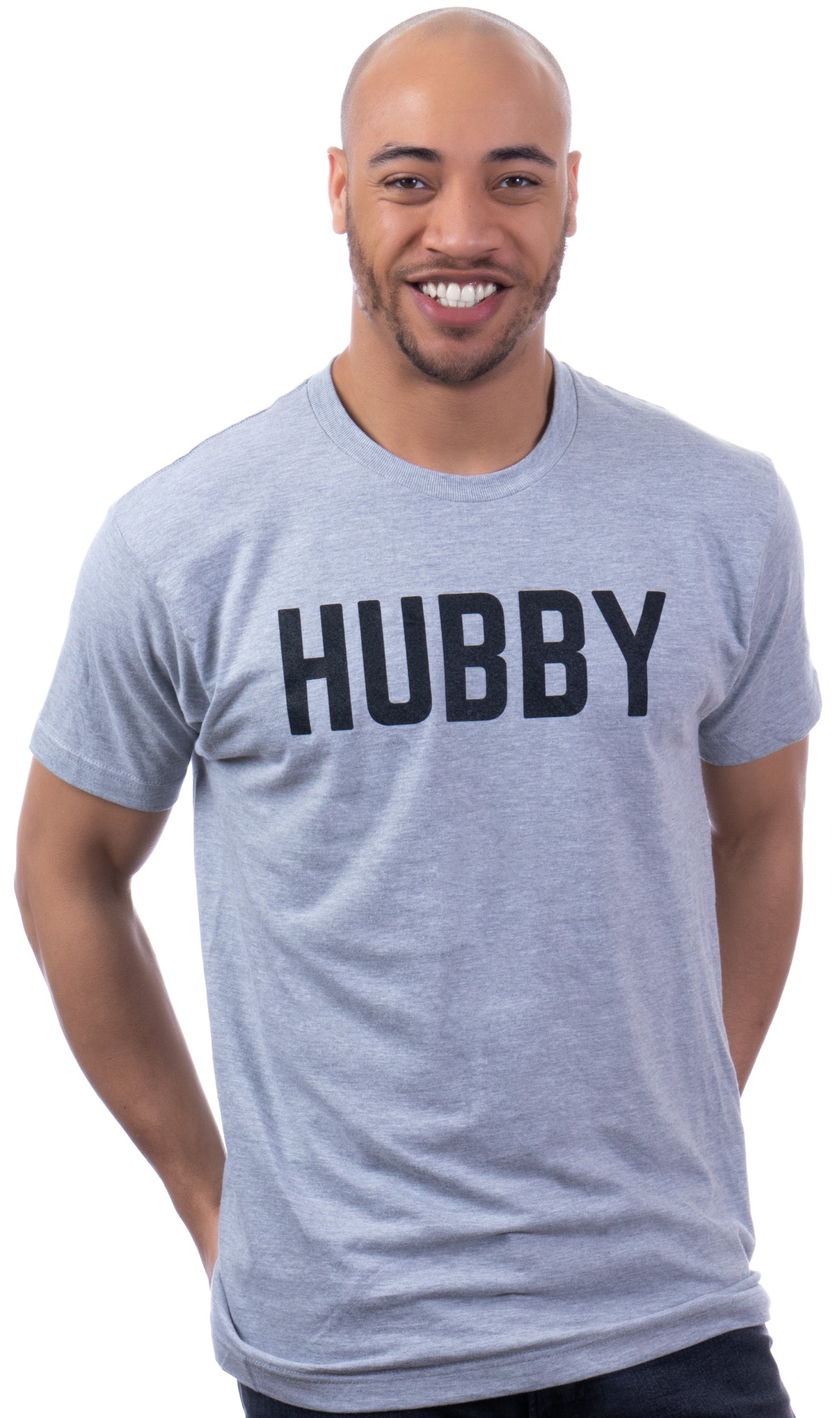 Hubby | Funny Dad Joke Groom Humor Marriage Anniversary Husband Saying Cute Dude Honeymoon Men's T-Shirt