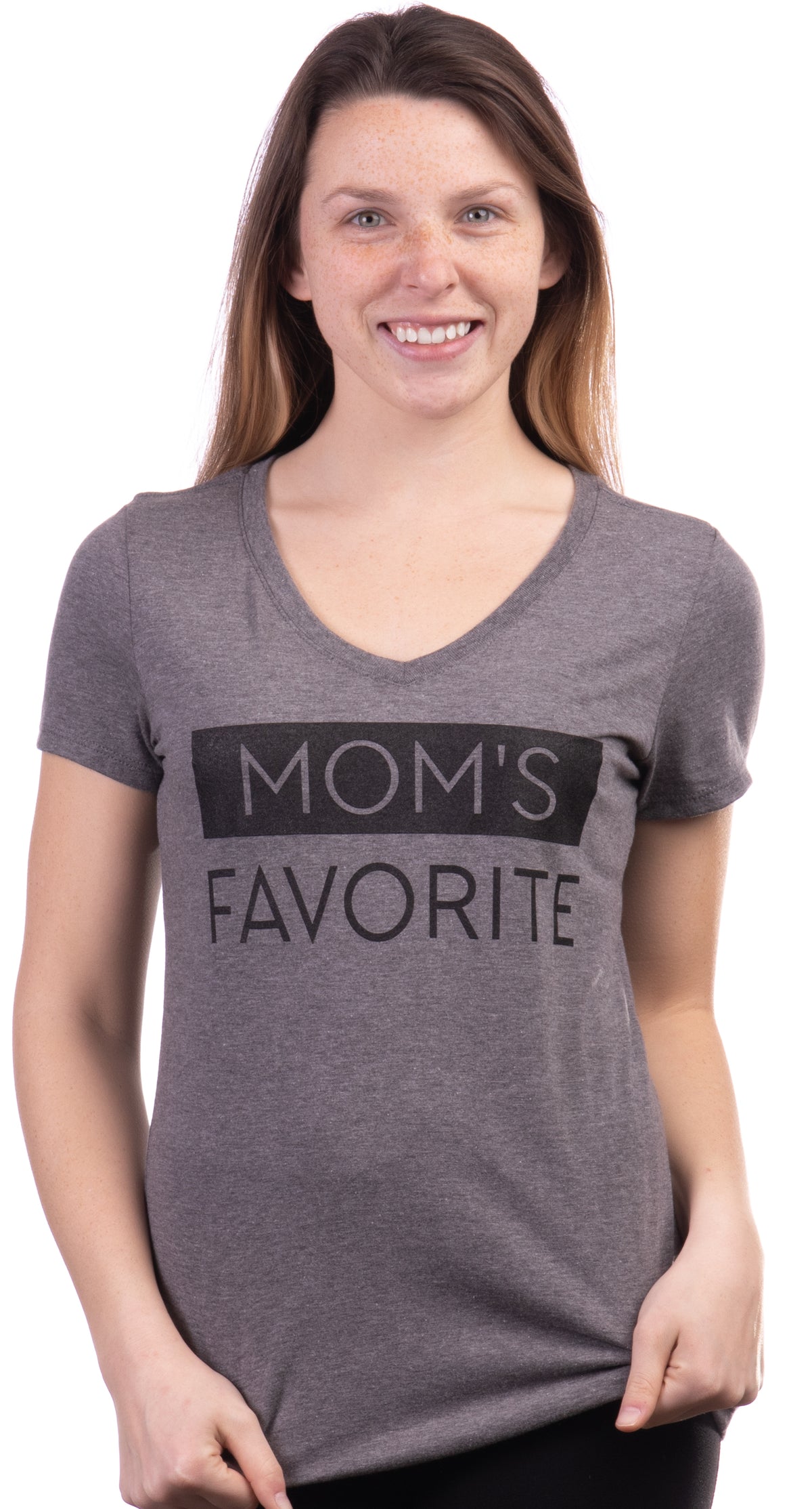 Mom's Favorite | Funny Daughter Sister Sibling Joke Mother's Day Holiday Family Humor T-Shirt for Women