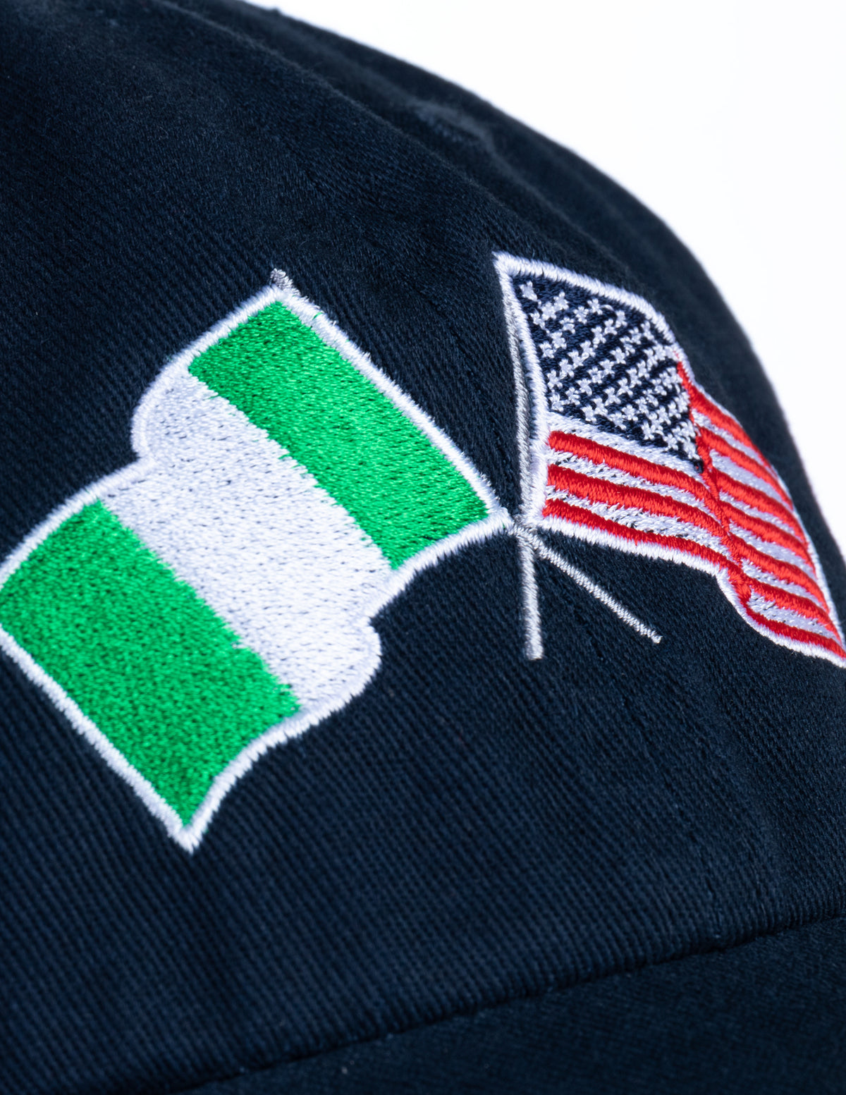 Nigeria and US Flag Hat | American Friendship Nations Flag Baseball Low Profile Dad Hat for Men Women