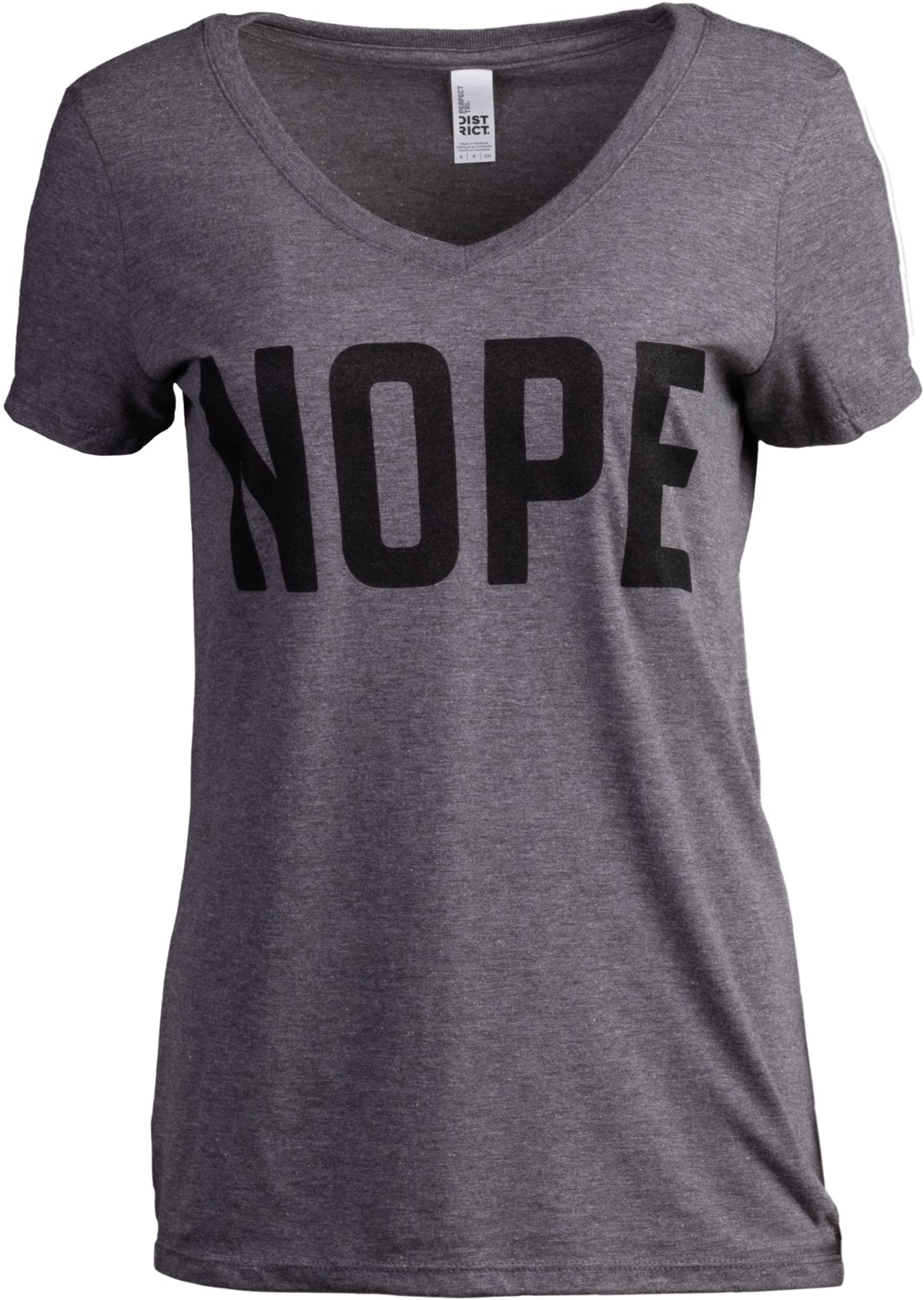 NOPE - Funny Grumpy Sarcastic Sarcasm Attitude for Mom Grandma Daughter Women's T-shirt