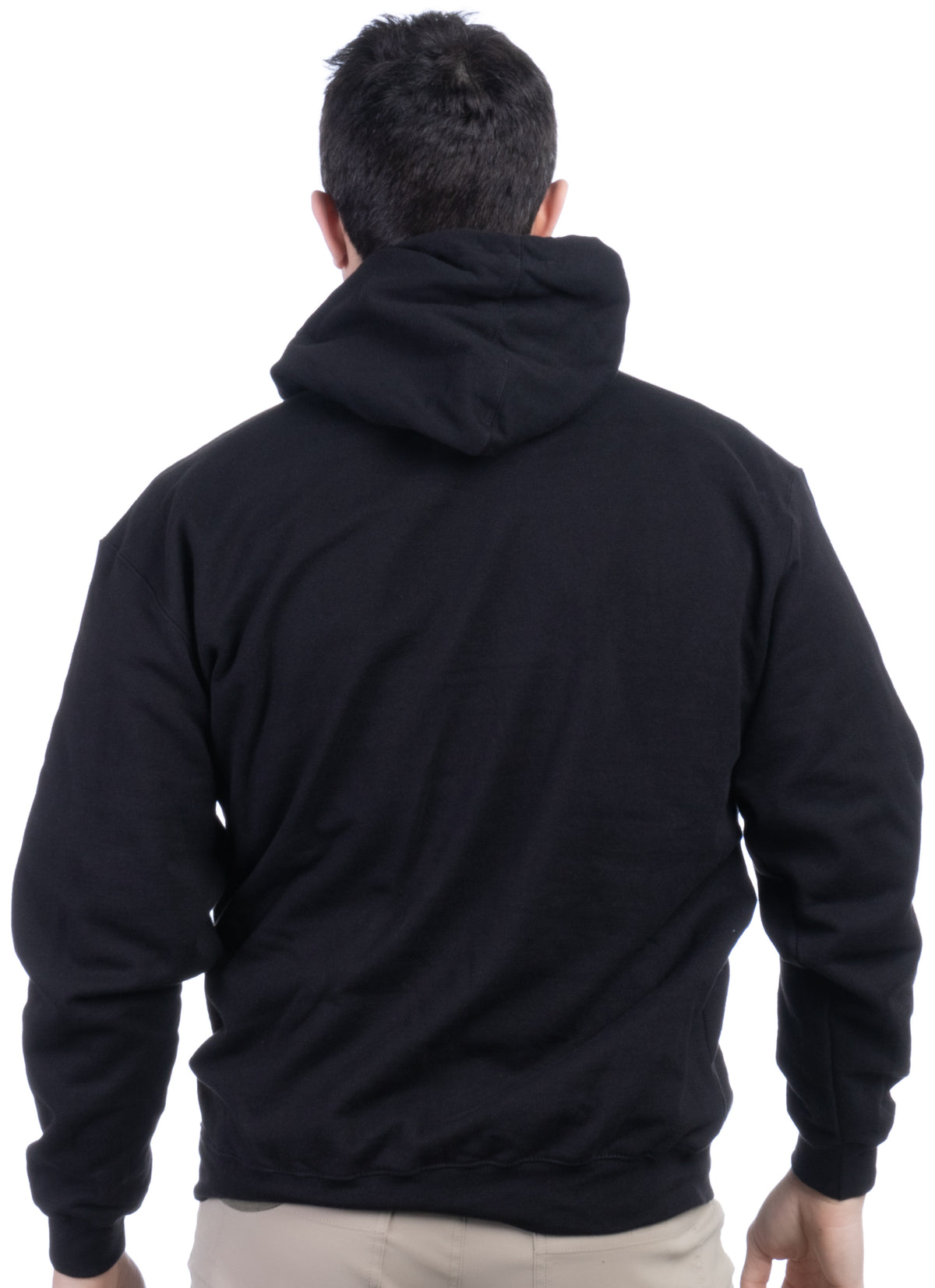 Nope Long Sleeve Fleece, White Ink