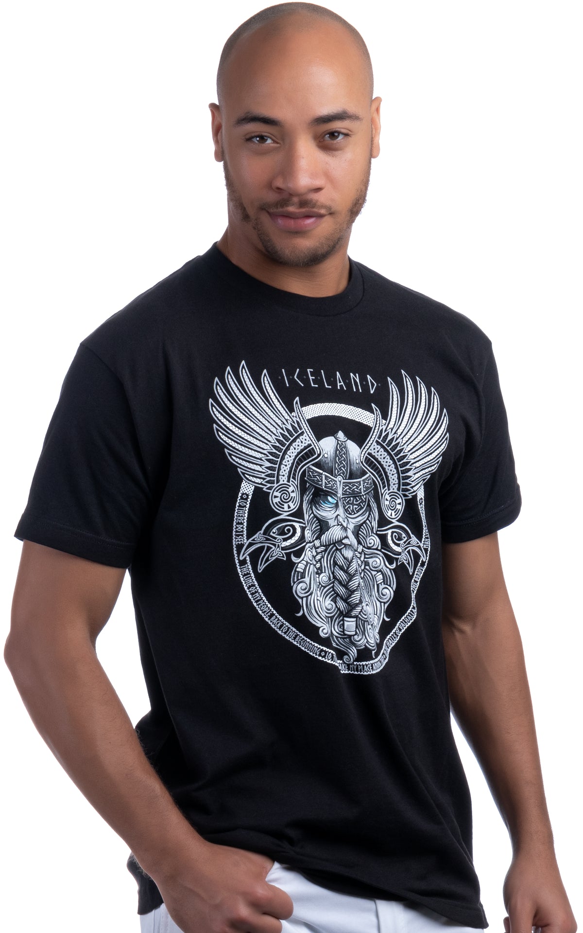 Odin | Norse Mythology God Valkyrie Valhalla Viking Raven Nordic Thor T-Shirt