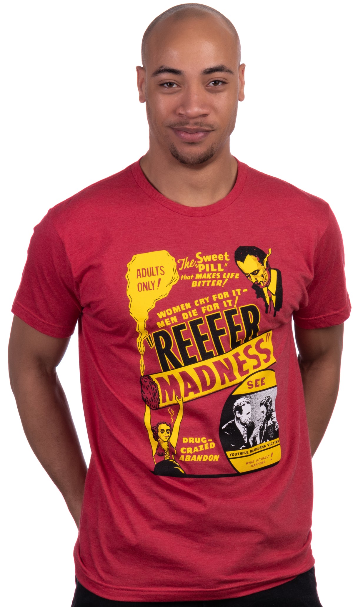 Reefer Madness | Party Novelty Graphic Tee Screen Printed T-Shirt for Men and Women