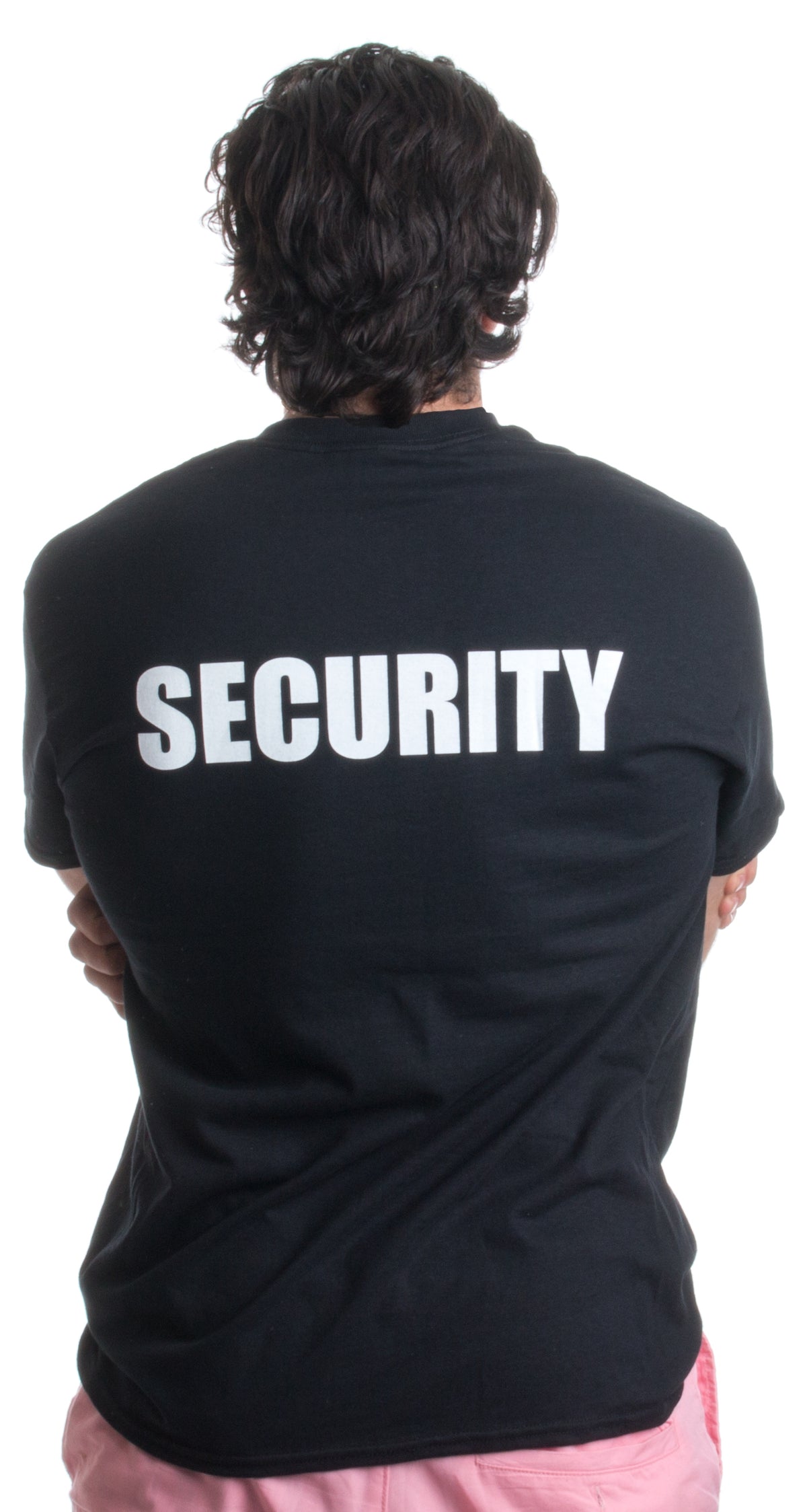 Security | Event Safety Guard Two Side Print Black w/Tall Sizes Unisex T-Shirt