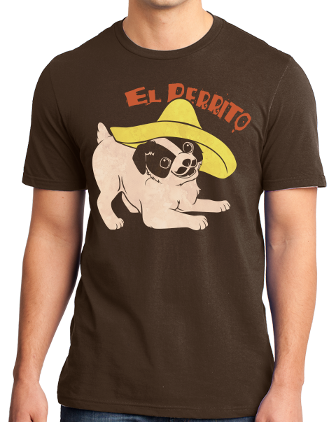 Standard Brown El Perrito - Spanish Vocab Learn Cute Puppy Fun Girl Espanol T-shirt