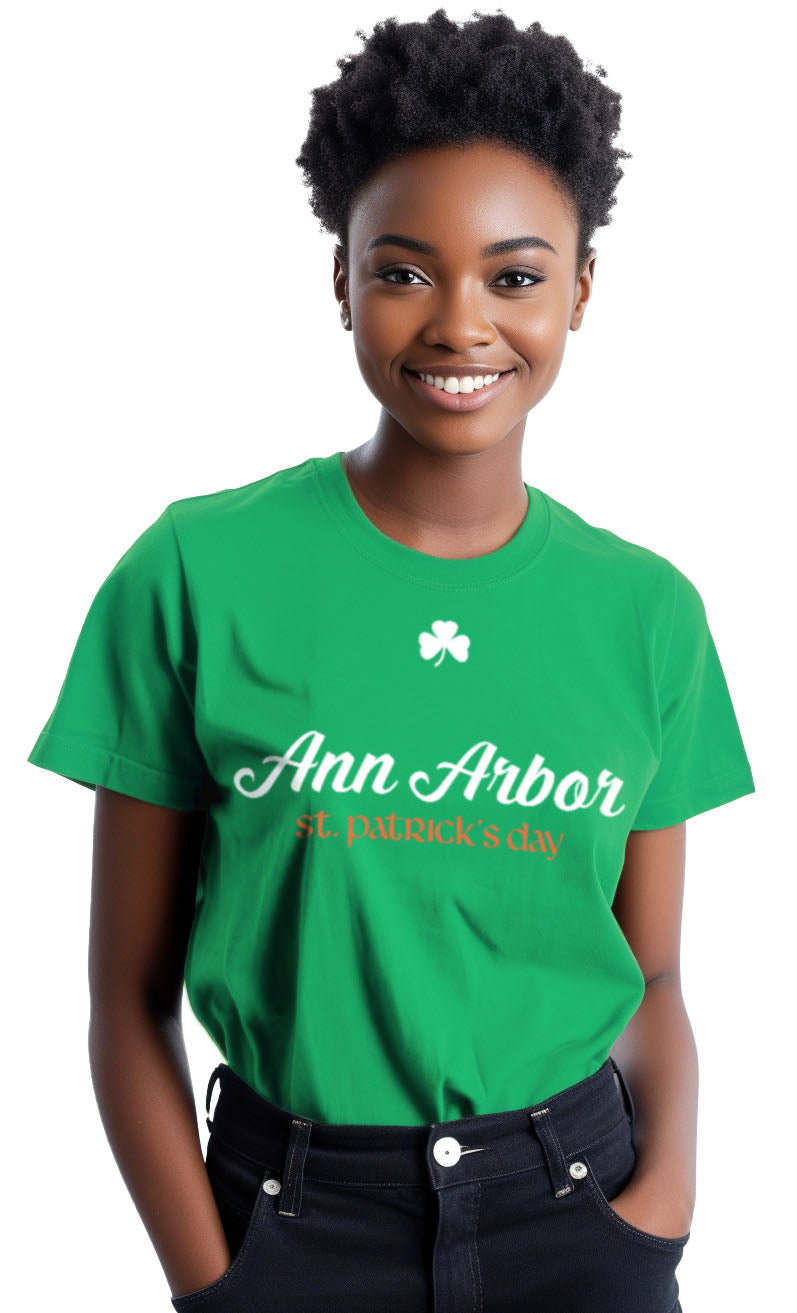 Ann Arbor, MI - St. Patrick's Day T-shirt - Women's