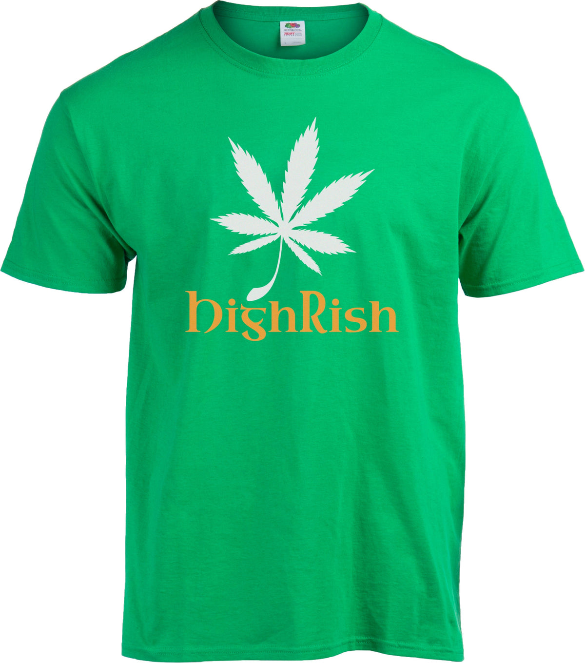 HighRish - St. Patrick's Day Sticky Green Weed Funny Stoner Party T-shirt - Women's