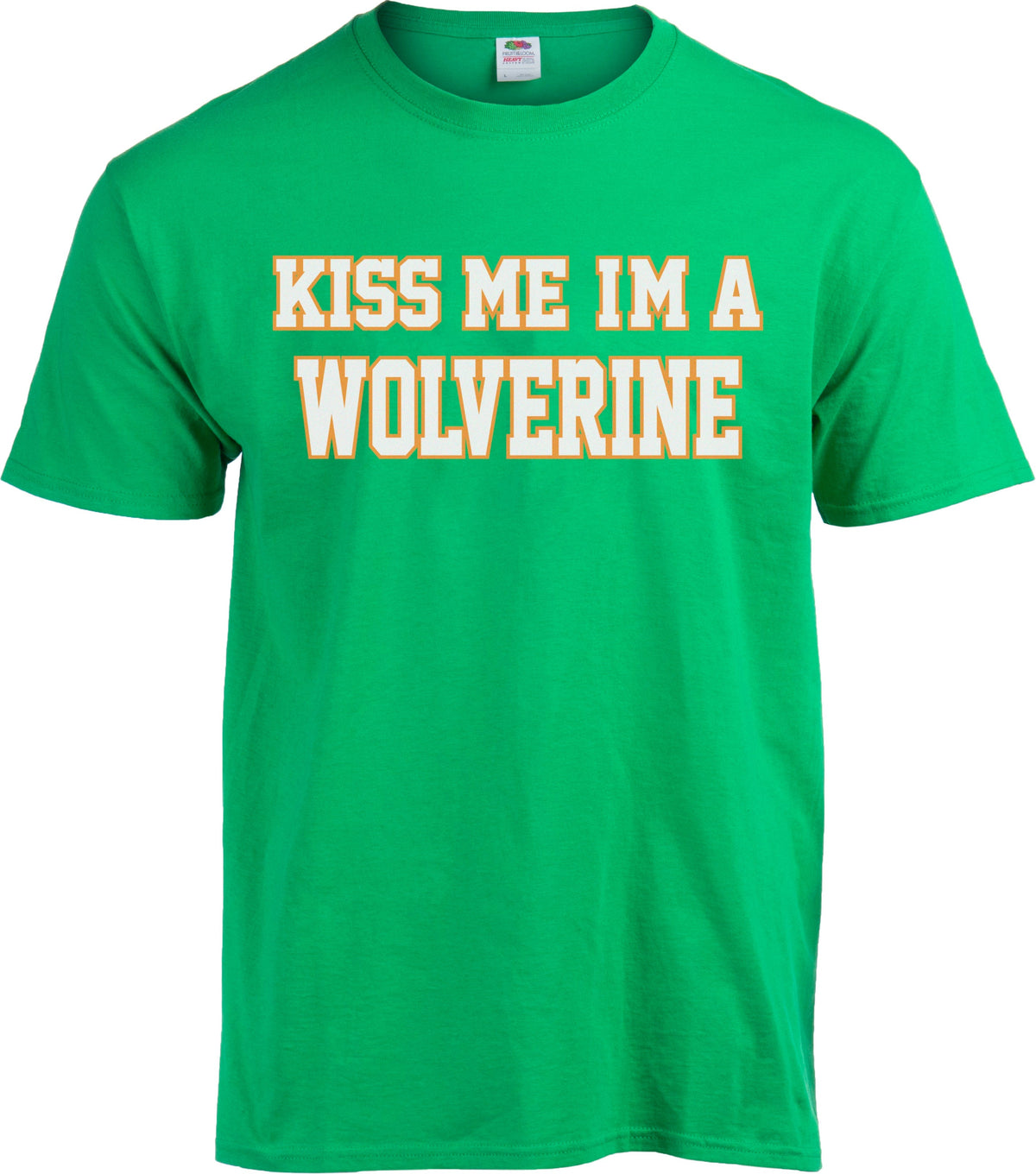 Kiss Me, I'm A Wolverine - St. Patrick's Day Ann Arbor Drunk T-shirt - Kid's/Youth