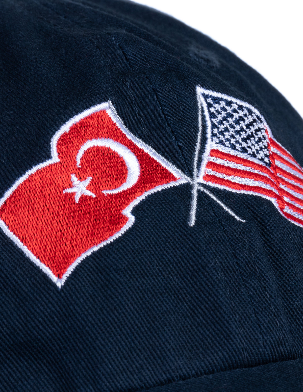 Turkey and US Flag Hat | American Friendship Nations Flag Baseball Low Profile Dad Hat for Men Women