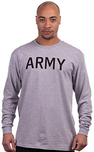 ARMY PT Style Shirt - U.S. Military Infantry Workout Long Sleeve T-shirt