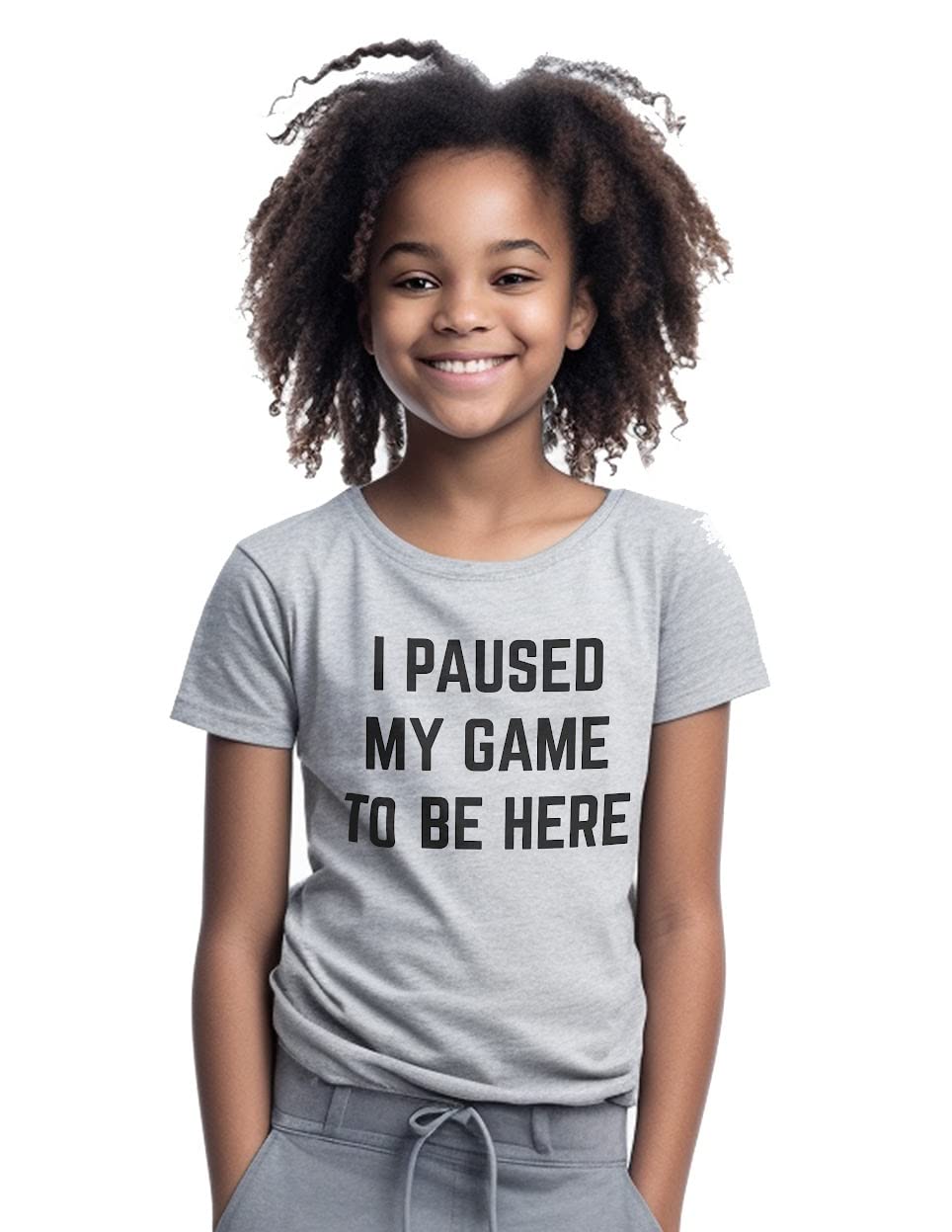 I Paused My Game to Be Here | Funny Video Gamer Gaming Player Humor Joke Youth T-Shirt