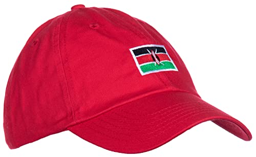 Kenya Flag Hat | Countries of The World National Pride Nation Flag Baseball Low Profile Dad Hat for Men Women