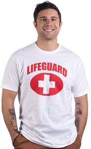 LIFEGUARD | White Lifeguarding Unisex Uniform Costume T-shirt for Men Women