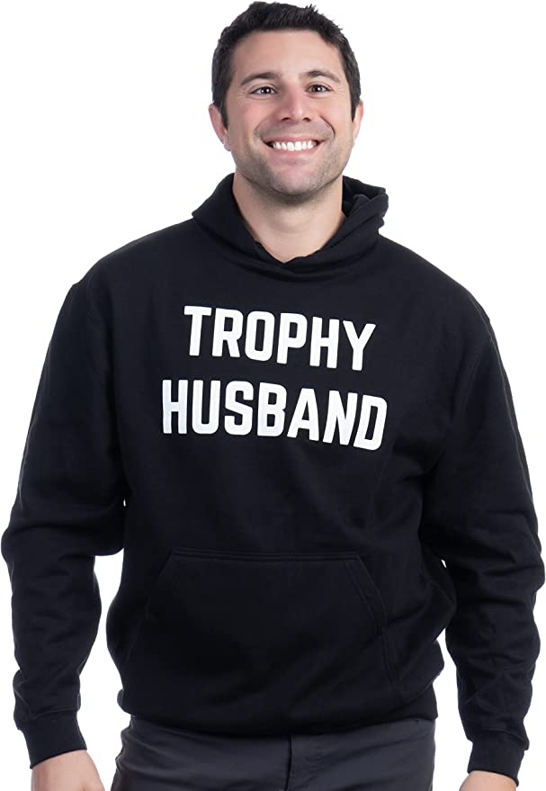 Trophy Husband - Funny Dad Joke Marriage Humor Hubby Saying Men's T-shirt