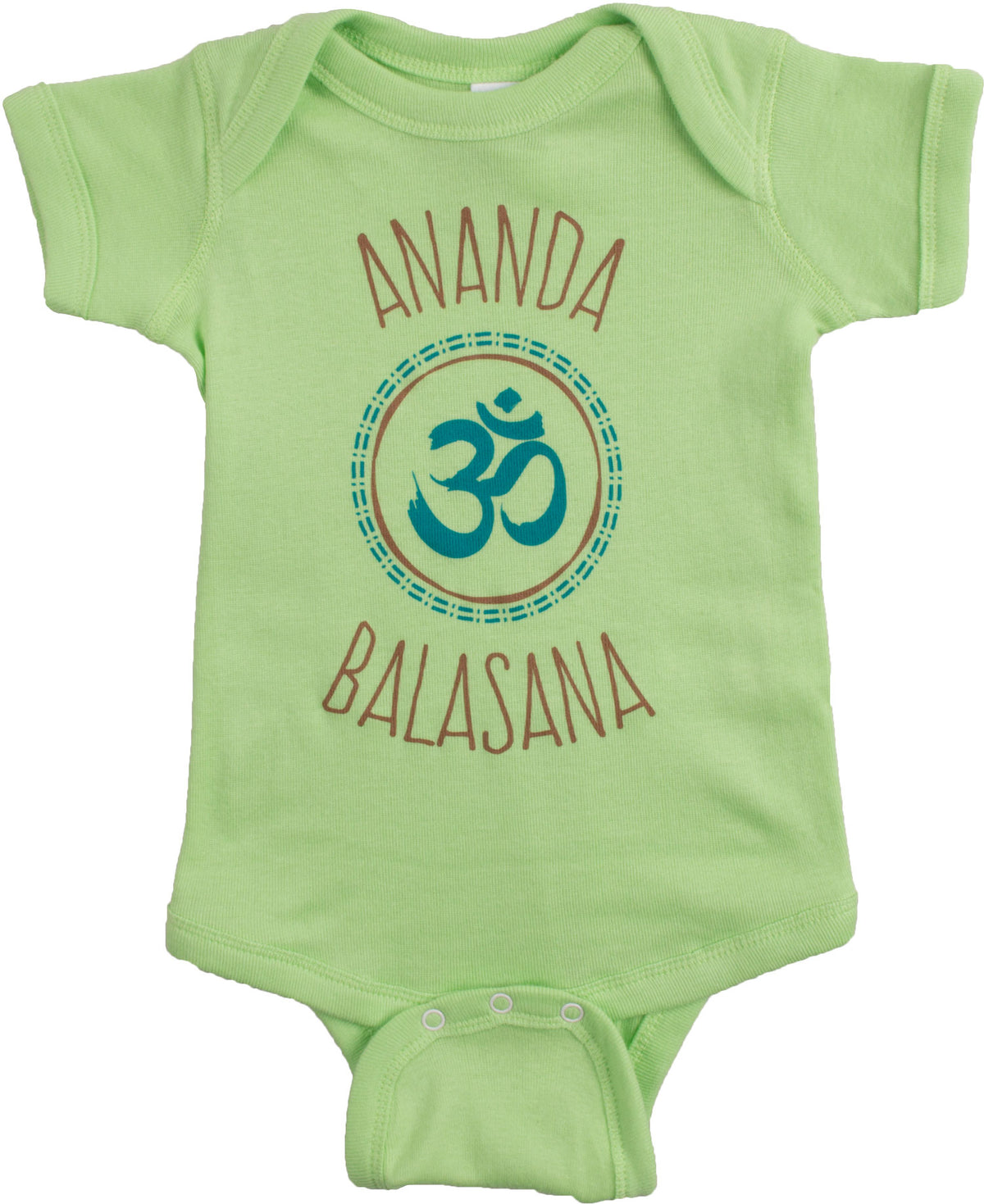 Ananda Balasana (Happy Baby) | Funny Yoga Pose Mom Dad Parent Infant One Piece