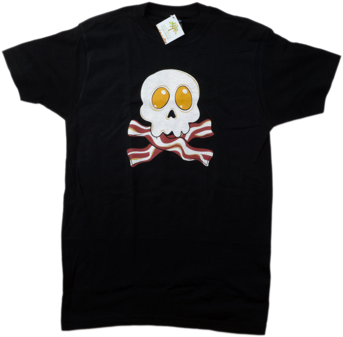 Bacon N' Eggs (Skull & Crossbones) Funny Breakfast Humor Unisex T-shirt